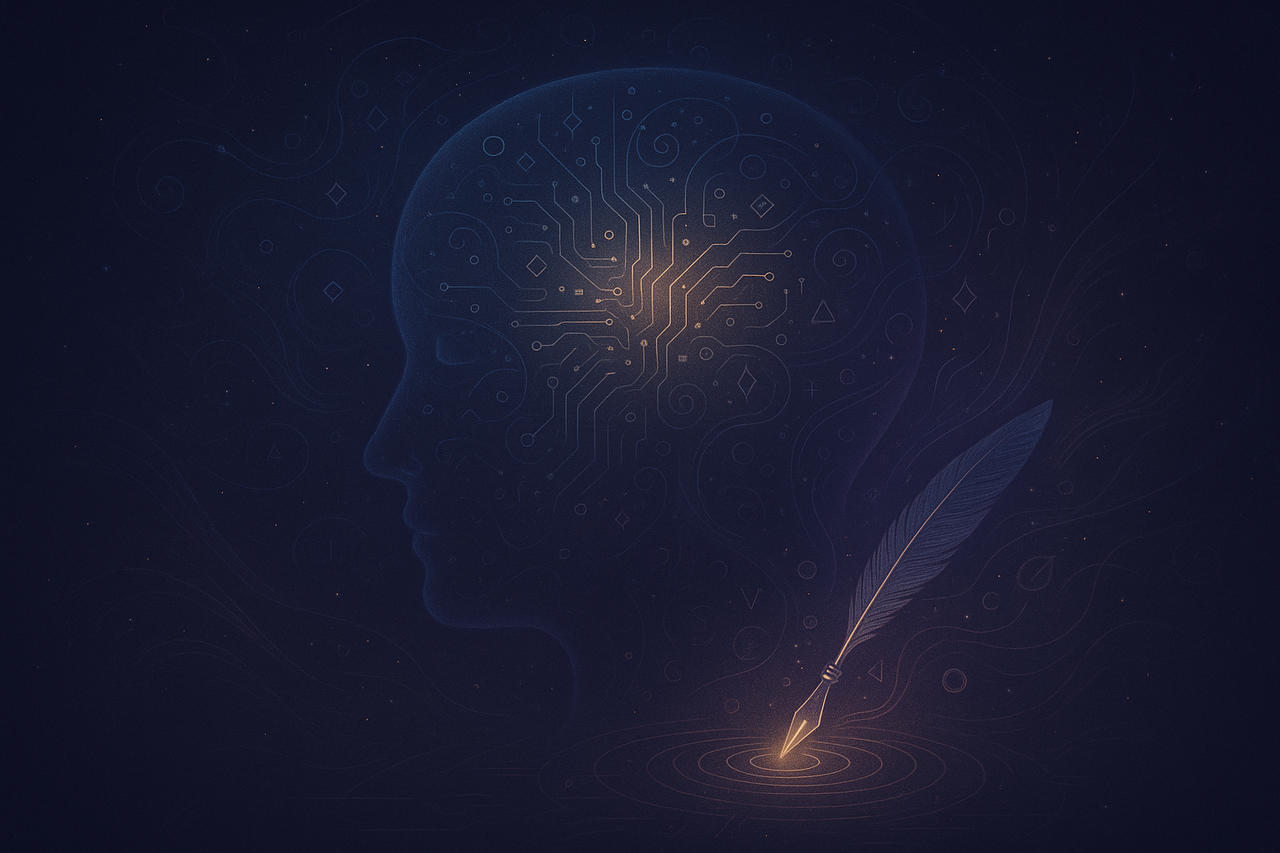 AI intelligence powering human writing